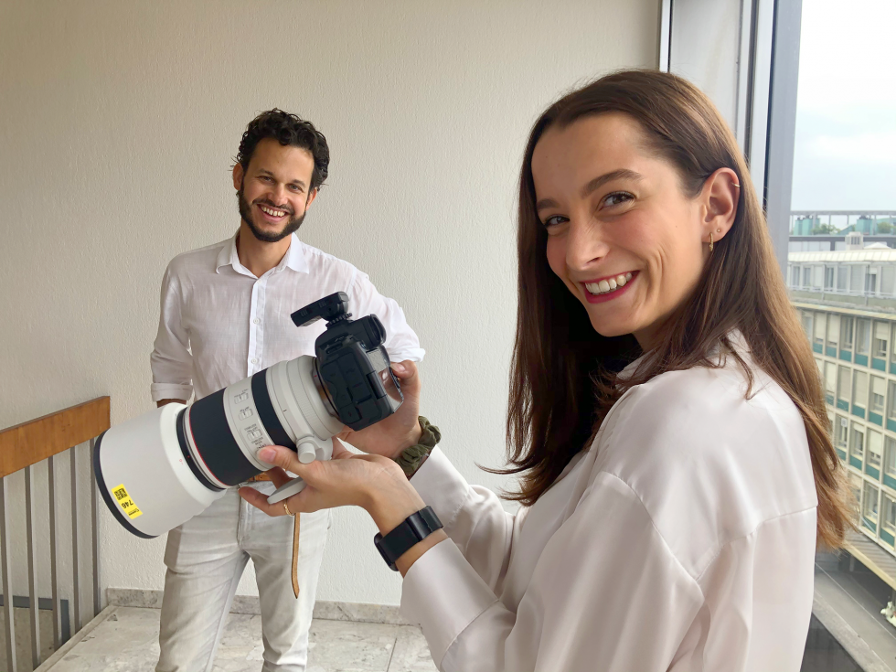 Fotosession mit Aline Widmer